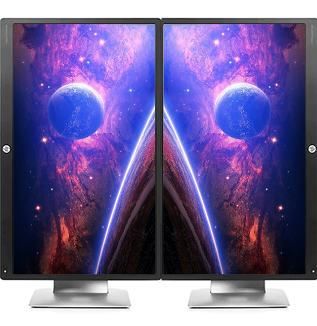 HP E240 Dual Monitors