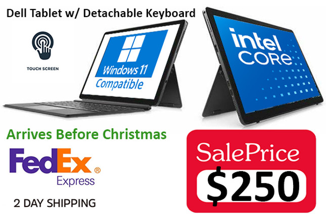 Clearance Dell Latitude 2-in-1 Touchscreen Tablet 12.3''