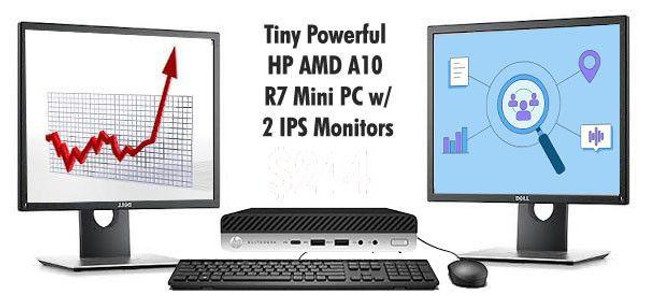 HP's Smallest Computer Package with Dual Monitors HP's Smallest Computer Package with Dual Monitors