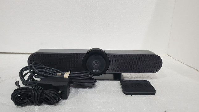 Logitech Meetup Video Camera and Speakerphone Unit Conference System 860-000525 W/Remote