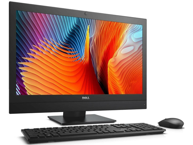  Dell Optiplex 7450 AIO 24-inch i5 All in One Windows 10 Pro Computer Webcam 
