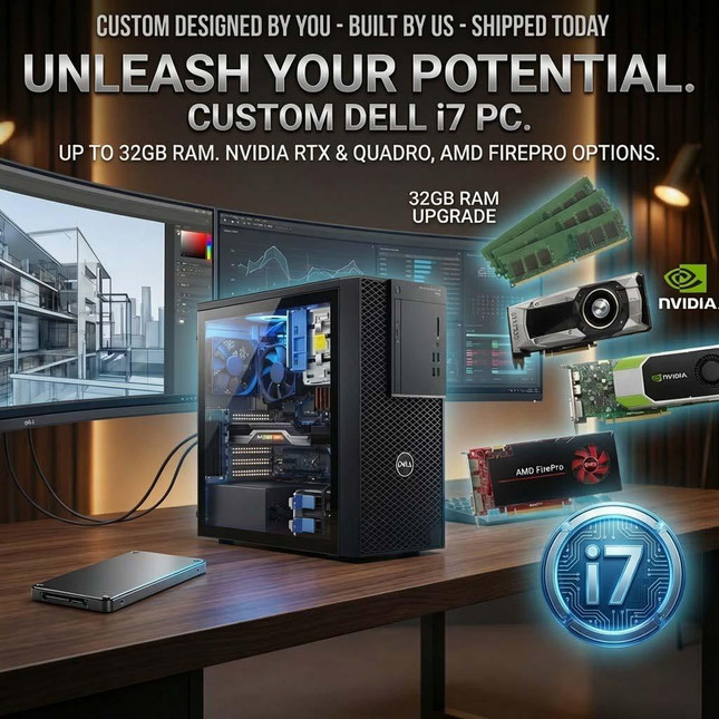 Custom i7 Gaming & Creative PC – Build Your High-Performance