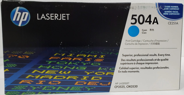 HP Laserjet Print Cartridge 504a CE2251A