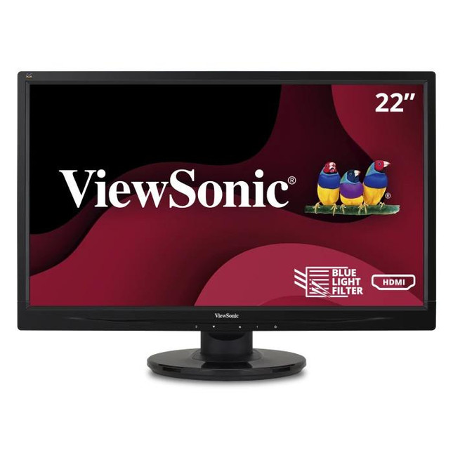 ViewSonic Liquidation Widescreen 22 HDMI Computer Monitor with Speakers ViewSonic LED FHD 