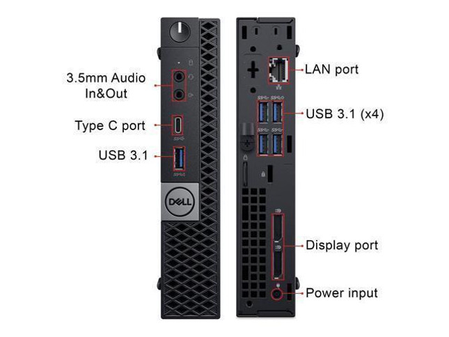 Dell OptiPlex 7070 Micro i5 6-Core Tiny PC Win 11 Pro