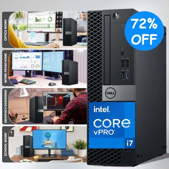 Dell OptiPlex 5070 SFF i7 16GB Windows 11 Pro PC