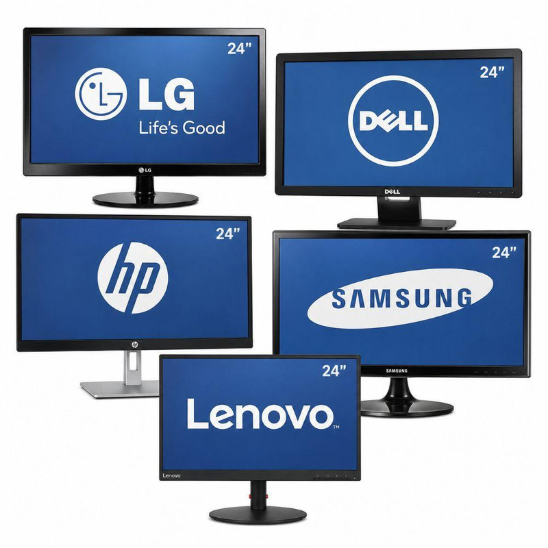 Refurbished 24inch LCD Computer Monitor Free Shipping