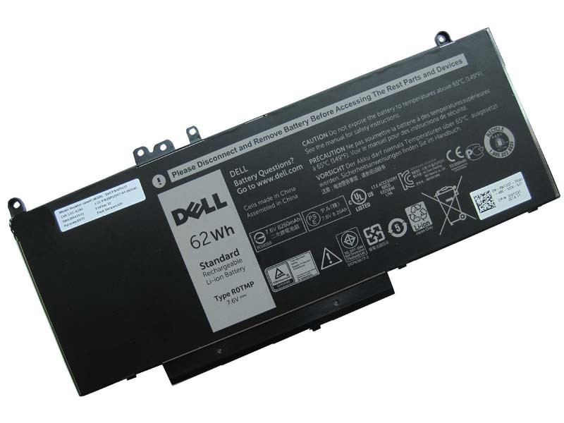 New Genuine Dell E5570 E5470 62Wh Battery 6MT4T