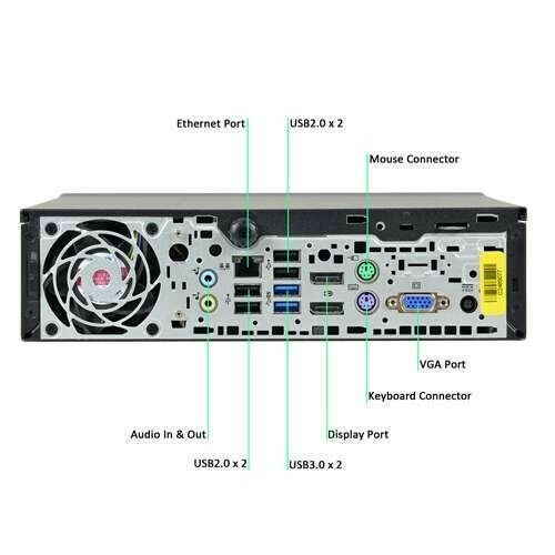 HP EliteDesk 800 G1 USDT i5 SSD Ultra Small Business Computer