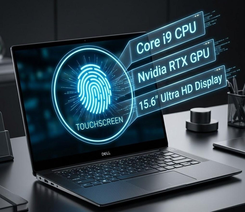 Dell Precision 5560 11th Gen i9 Nvidia RTX A2000 15.6" 4K Touchscreen Laptop