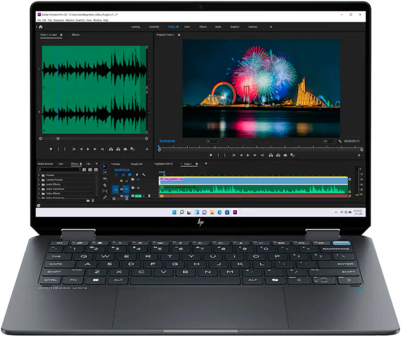 HP OmniBook Ultra Flip 14" AI Powerhouse Laptop | Intel Core Ultra 9 CPU, 3K OLED Touchscreen Display