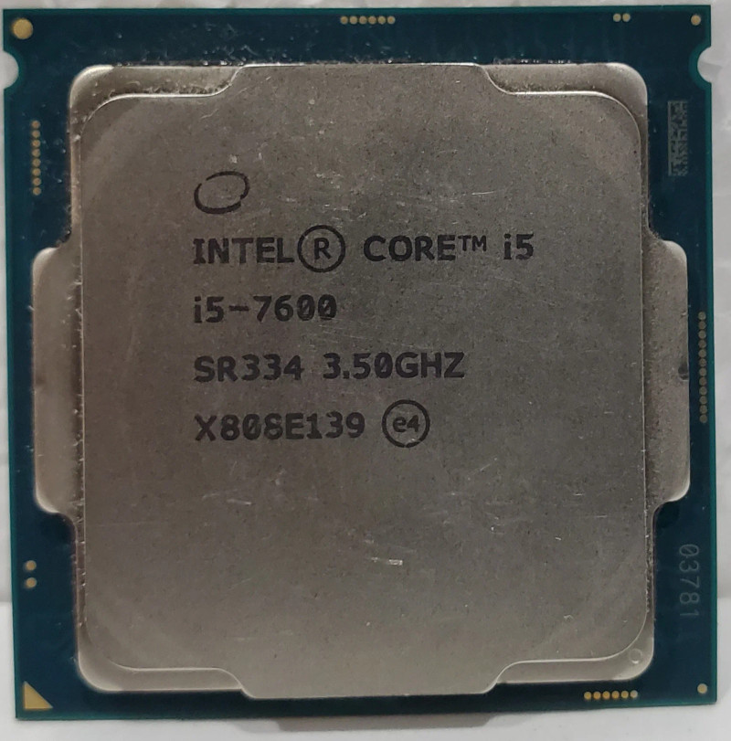 Intel Core i5-7600 3.50GHZ 4-Core CPU Processor