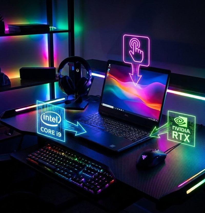 Dell Precision 7560 i9 Touchscreen 15.6" Workstation Laptop 32GB RAM Nvidia A2000 Graphics