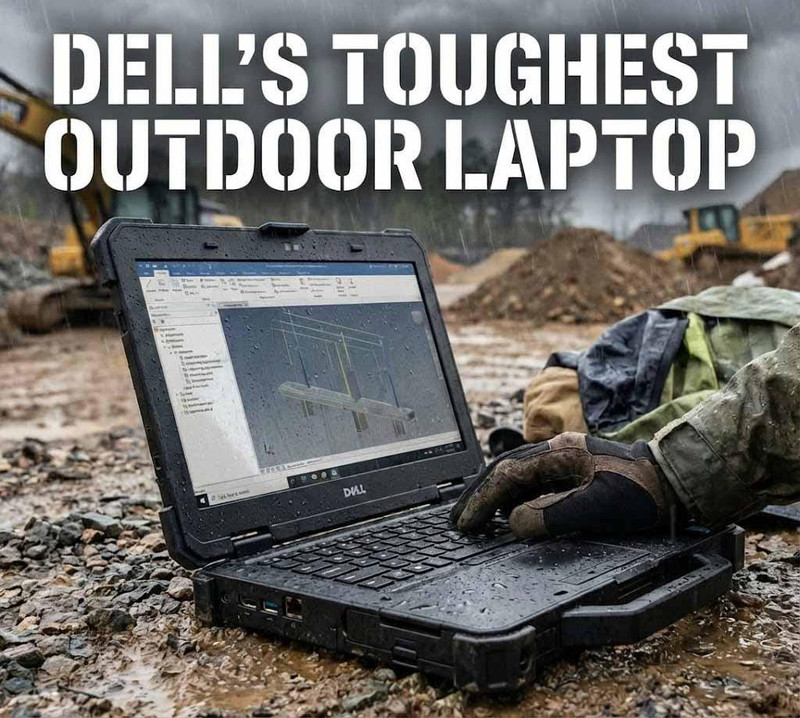 Dell Latitude 5420 Rugged ToughBook i5 16GB 1000-nit Touchscreen Outdoor 14" Laptop + Stylus Pen