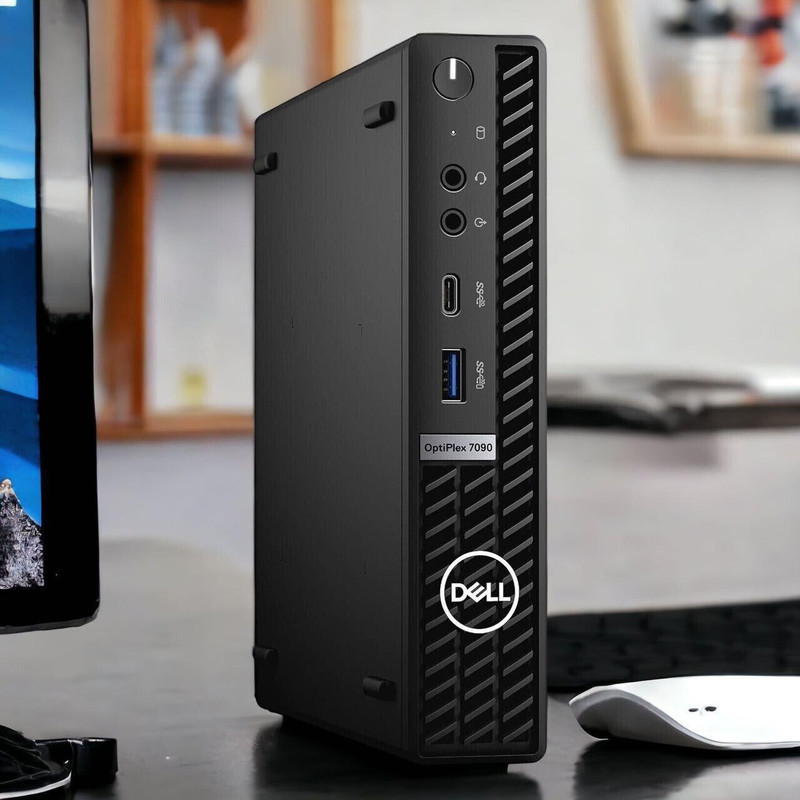 Tiny Dell OptiPlex 7090 Micro i7 16GB 960GB SSD PC Dual DisplayPorts