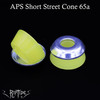 RipTide Sports Skateboard Bushings APS Short Street Cone 65a Clear Yellow