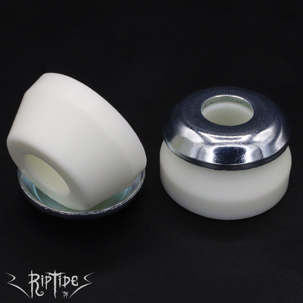 RipTide Sports Skateboard Bushings Krank Street Cone Duro Icon White