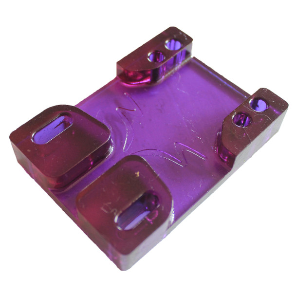 Tunnel Risers for eSk8 wire routing - Purple