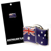  Australian Flag Lapel Pin On Card A high-quality sensational Australian Flag Lapel Pin, the perfect addition to your lapel or your growing collection. This silver-plated lapel pin is a great size for easy wear to show your support whe