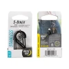  S-Biner Dual Carabiner S/S 2 - 3 Pack - Black/Stainless