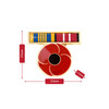  DLSM & ADM Ribbon Poppy Lapel Pin