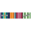  Vietnam Campaign Ribbons Bumper Sticker with Clasp