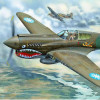  Trumpeter 1/32 P-40E War Hawk Plastic Model Kit