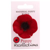  Material Poppy Badge On Card