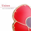 Metal Poppy Badge On Card