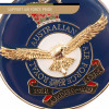 Air Force Medallion On Card - RAAF 48mm Medallion