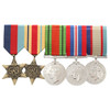  WW2 Africa 4 + Defence Medal Replica Medal Set