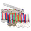  WW2 Pacific 4 + Defence Medal Replica Set