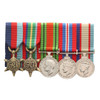  WW2 Pacific 4 + Defence Medal Replica Set