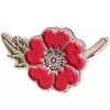 Poppy Stem Lapel Pin