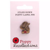  Stand Down Poppy Lapel Pin