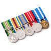  Afghanistan Active Service + DLSM + NATO (ISAF) Medal Set