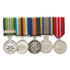 Afghanistan Active Service + DLSM + NATO (ISAF) Medal Set