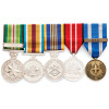 Afghanistan Active Service + DLSM + NATO (ISAF) Medal Set