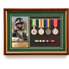  Afghanistan Active Service + Border Protection Replica Medal Group