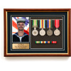 Afghanistan Active Service + Border Protection Replica Medal Group