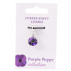 Purple Poppy Charm