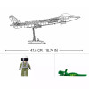 Mb J20 Stealth Aircraft Metal Coating Scale 1:44 1007 Pcs