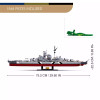 Mb Bismarck Battleship 2 In 1 1849 Pcs