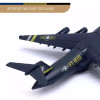 DIE CAST C-17 TRANSPORTER PLANE PULL BACK - Black