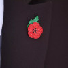 Glamorous Poppy Limited-Edition Lapel Pin