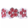 Poppy Silver-plated Spacer Charm