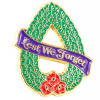 Lest We Forget Laurel Wreath Lapel Pin
