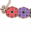 Four-Poppy Keyring