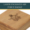  Tasmanian Blackwood Heritage Box With Air Force Badge