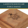  Tasmanian Blackwood Keepsake Box With Air Force Badge